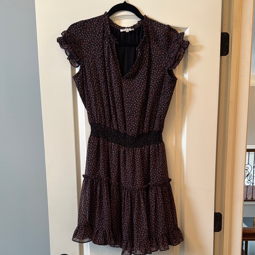Rebecca Minkoff Floral Black Dress